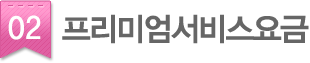 02.프리미엄서비스요금